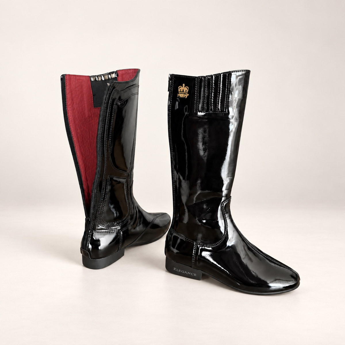 Elite Signature Training Boots by Elegance Boots | Refreshed top design jockey exercise boots | Botas de Galopar