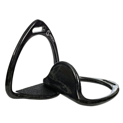 RS7 Jockey Stirrups – Ultra-Light Carbon Fiber Racing Stirrups with Larger Footrest